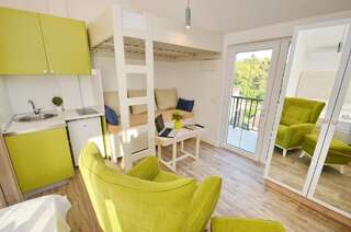 Апартаменты Apartments Lux S Тиват Номер-студио с кроватью размера "king-size"-9